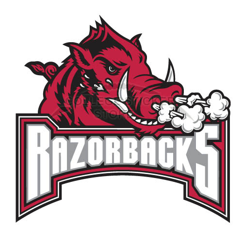 Customs Arkansas Razorbacks 2001 2008 Alternate Logo Iron-on Transfers (Wall Stickers) N3737
